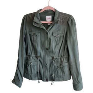 Candies Womens Military Style Utility‎ Jacket Size Medium Grunge Punk